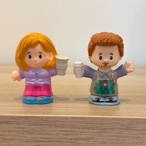 Fisher-Price Little People | Barista & Coffee Shop Customer | Replacement Parts